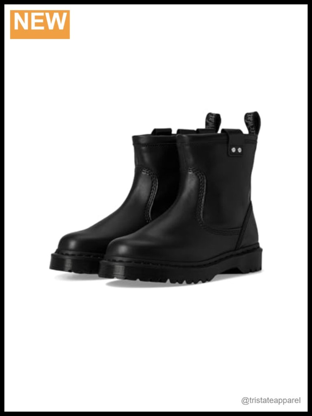 Wanama Leather Mid-Calf Boots Stacked Bex Sole
